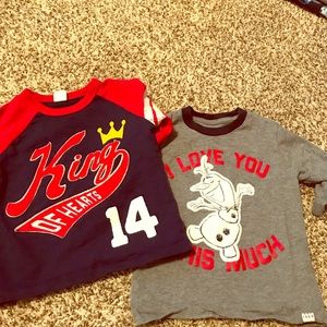2T Boys Gap Valentine’s Day Shirts
